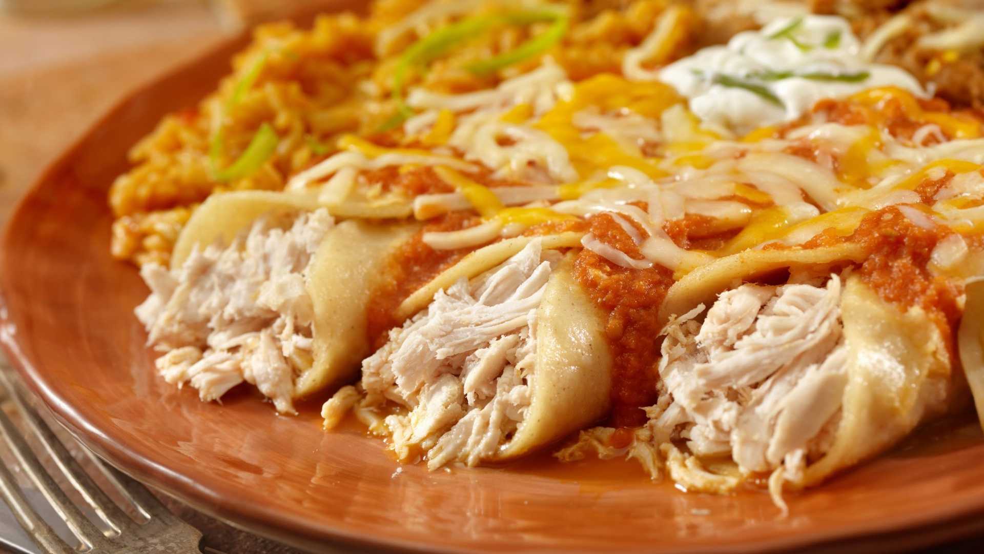 Enchiladas de Pollo