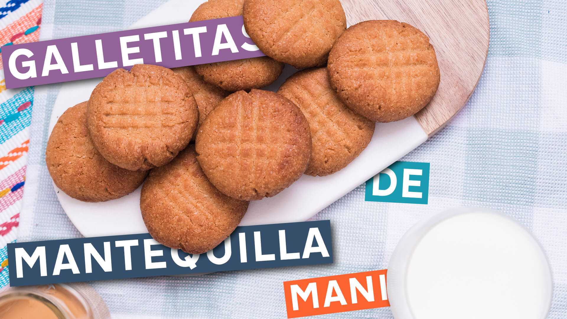 Galletitas de Mantequilla de Mani