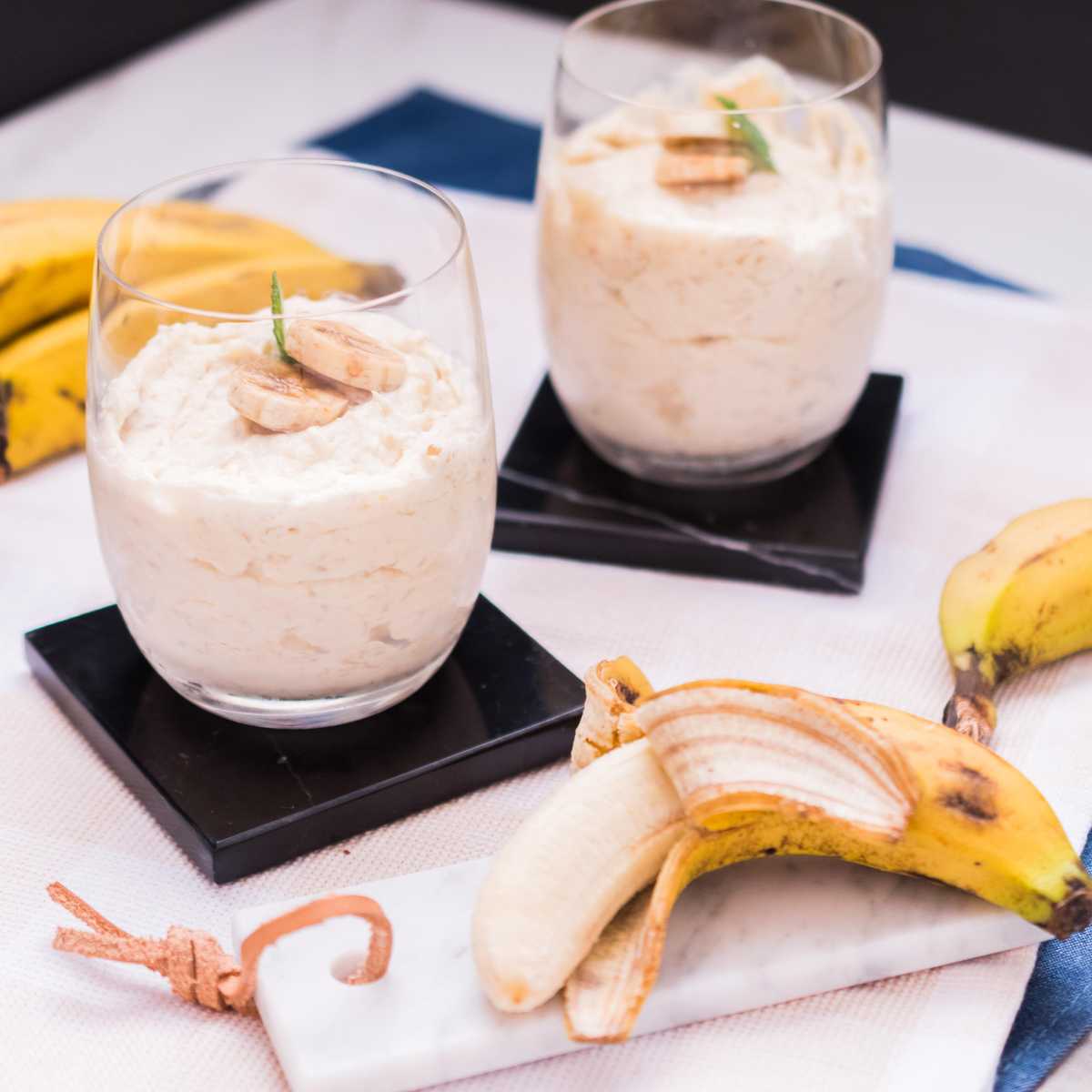 Mousse de Banana Facil