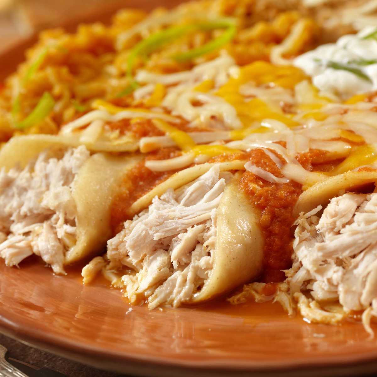 Enchiladas de Pollo