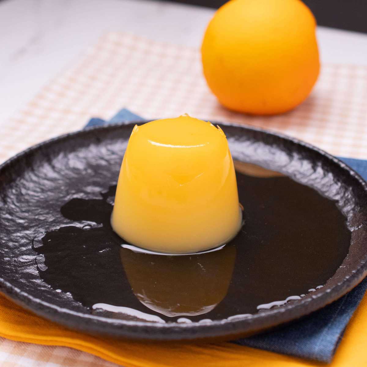 Flan de Naranja